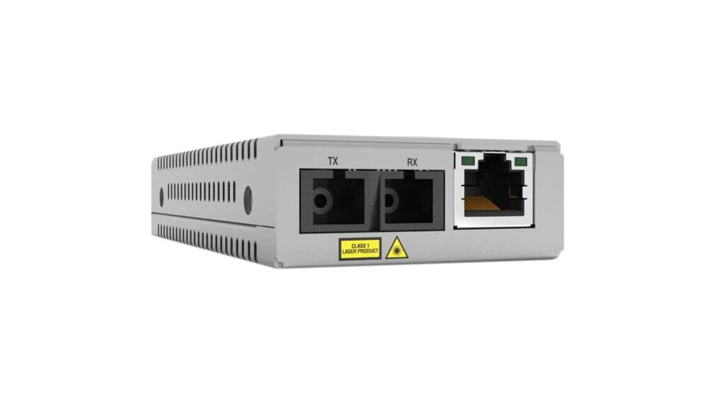 ALLIED TELESIS ALLIED Single Mode Mini Media and Rate Converter 10km MMC2000 10/100/1000T to 1000LX/SC