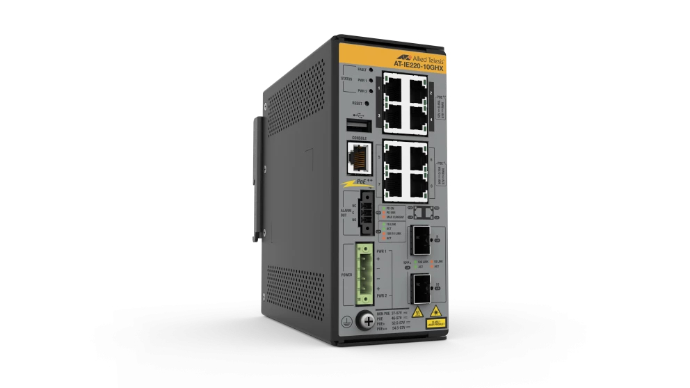 ALLIED TELESIS IE220-10GHX Industrial Ethernet Layer 2+ Switch