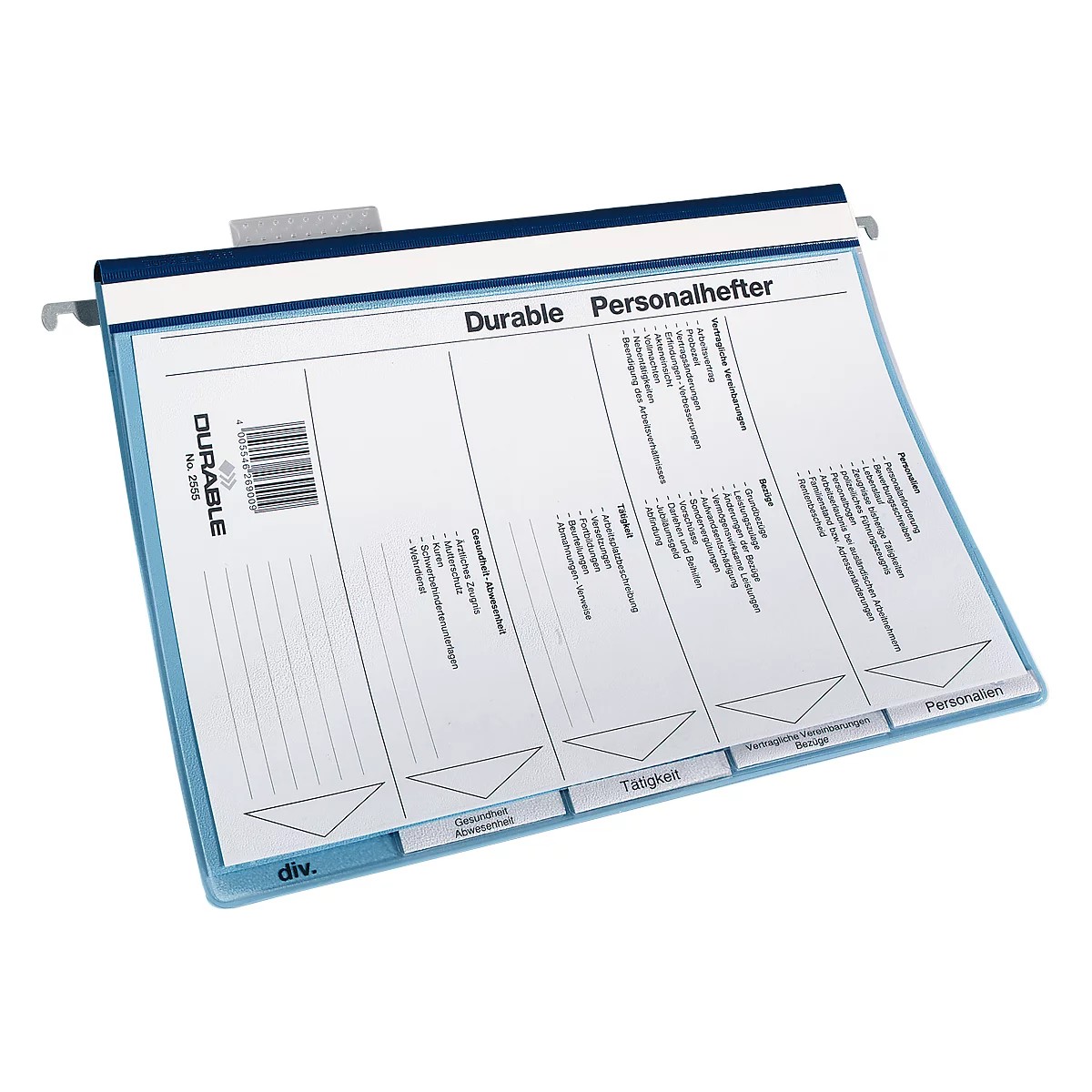 Durable DURABLE Personalhefter 1 Stück blau