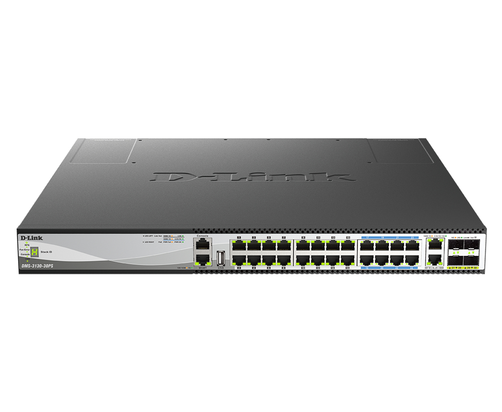 DLINK Switch L3 Light 24ports Multigigabit PoE 16x 100M/1/2 5G PoE+ 8x 100M/1/2 5/5G PoE++ 60W & 2ports 100M/1/2,5/5/10GBASE-T