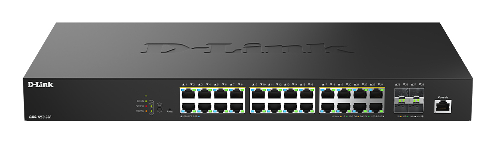 DLINK 24 Ports 2.5Gbps PoE 90W+4 Ports 10G S