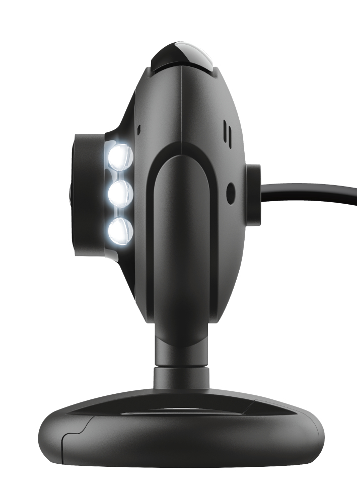 TRUST Modèle du produit : Webcam USB avec micro et éclairage intégrés Spotlight Pro