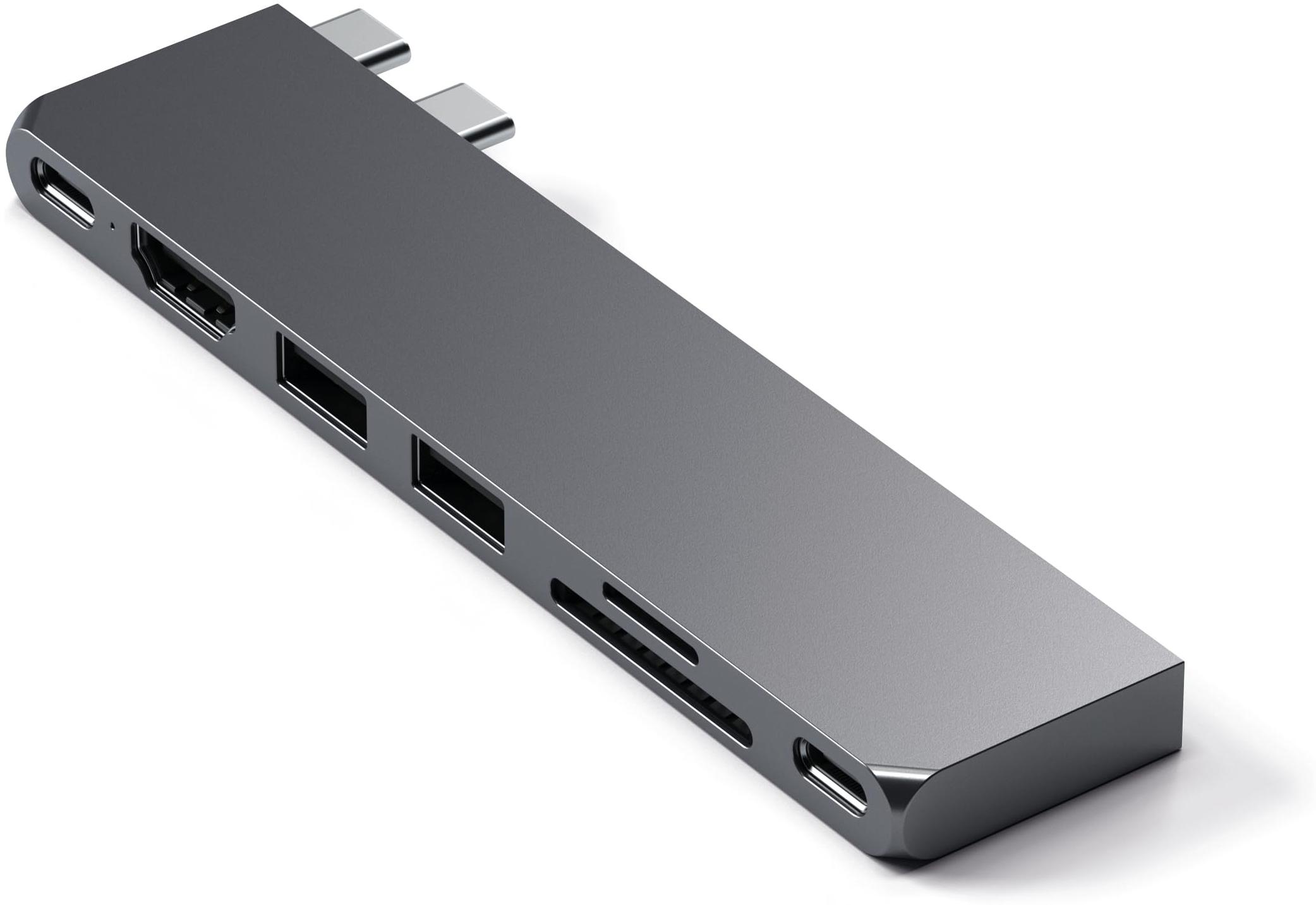 Satechi HUB PRO SLIM USB-C 7 EN 2 SPACE GRAY