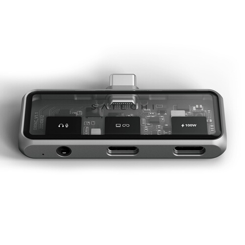 Satechi Adaptateur XR Mobile avec Audio Space Gray