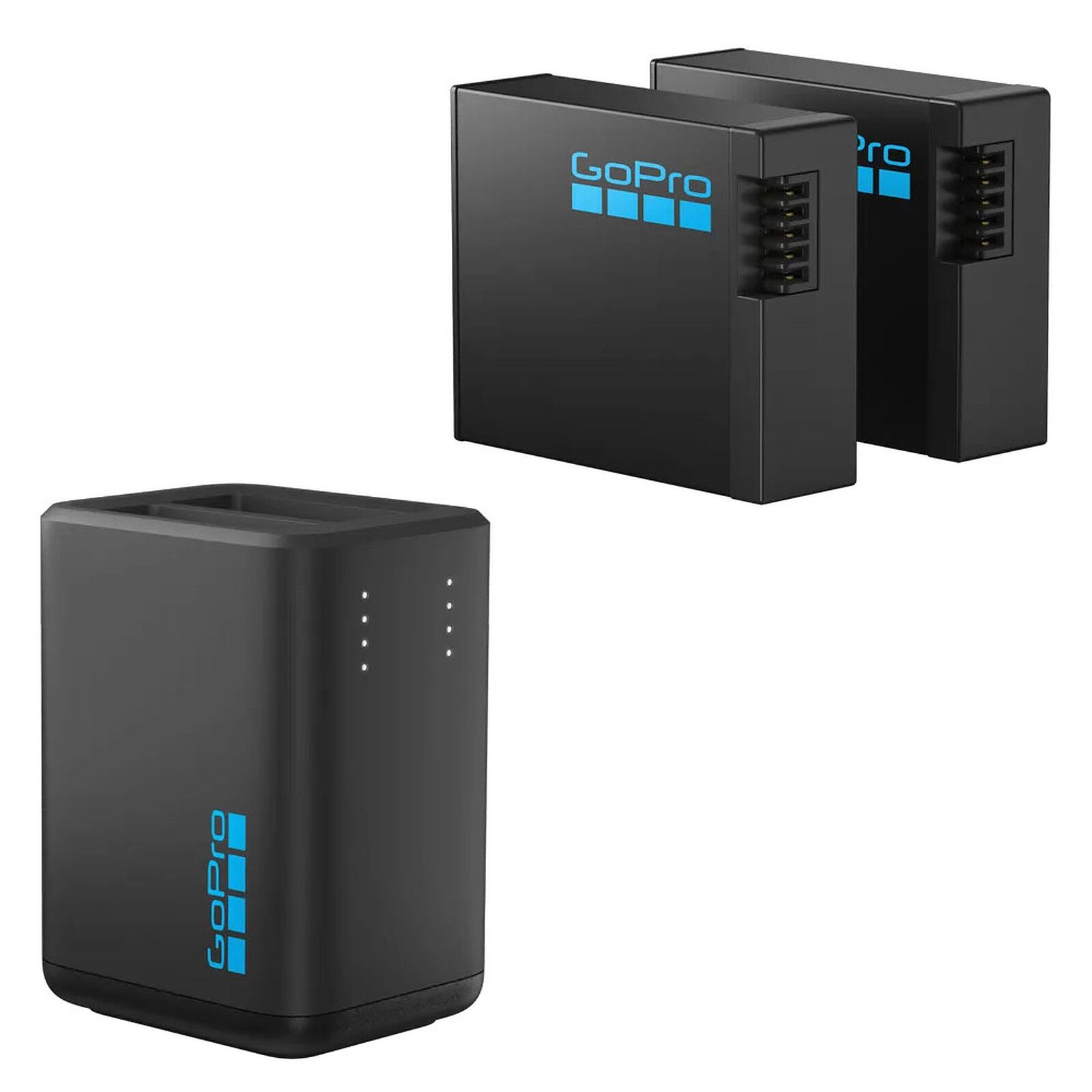 GoPro chargeur dual battery charger+2 batteries hero13
