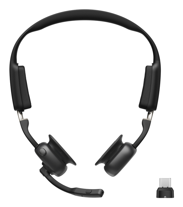 Shokz OPENMEET Bluetooth Knochenschall Headset USB C Dongle