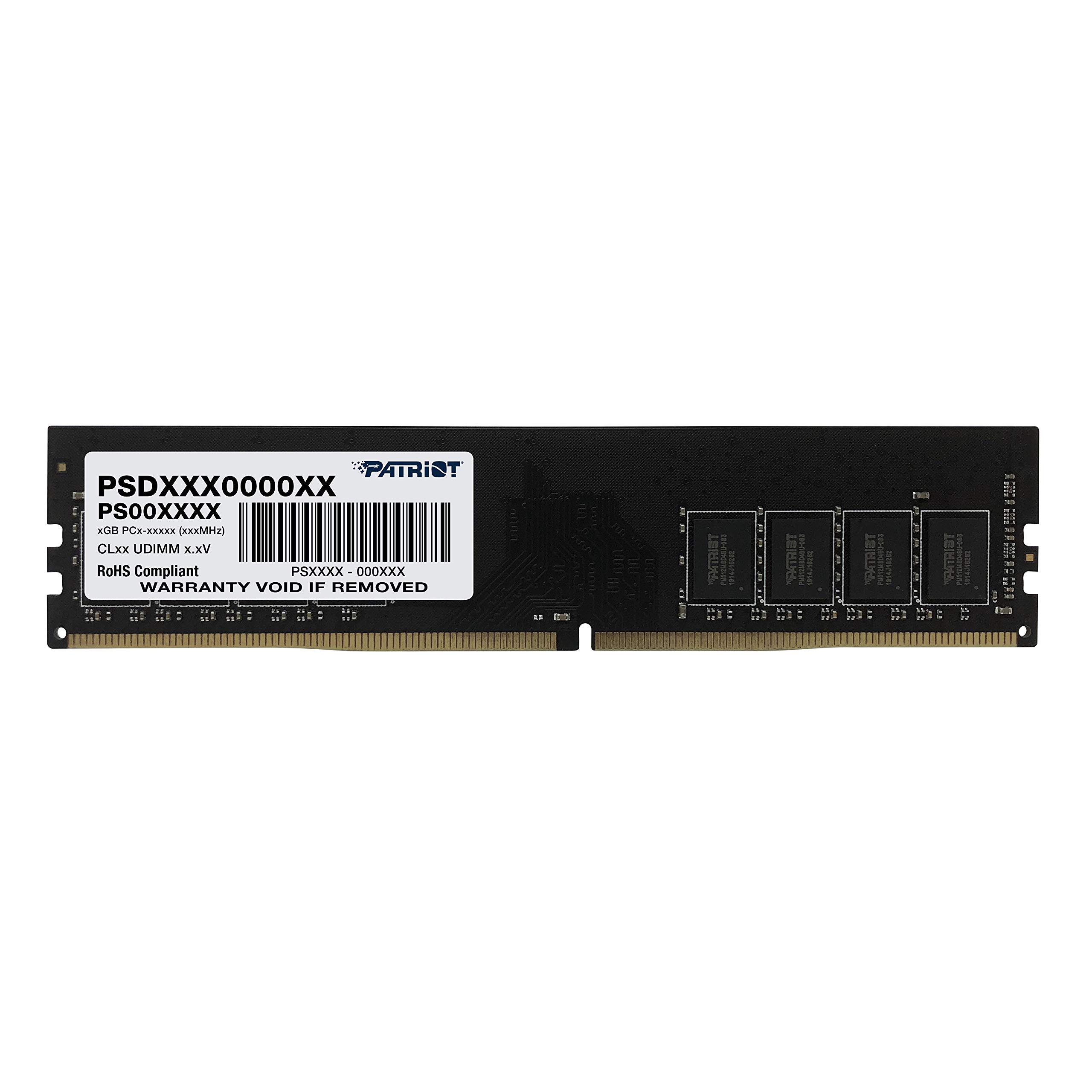 PATRIOT Barrette mémoire 8Go DIMM DDR4 Signature Line PC4-25600 (3200 Mhz) (Noir)