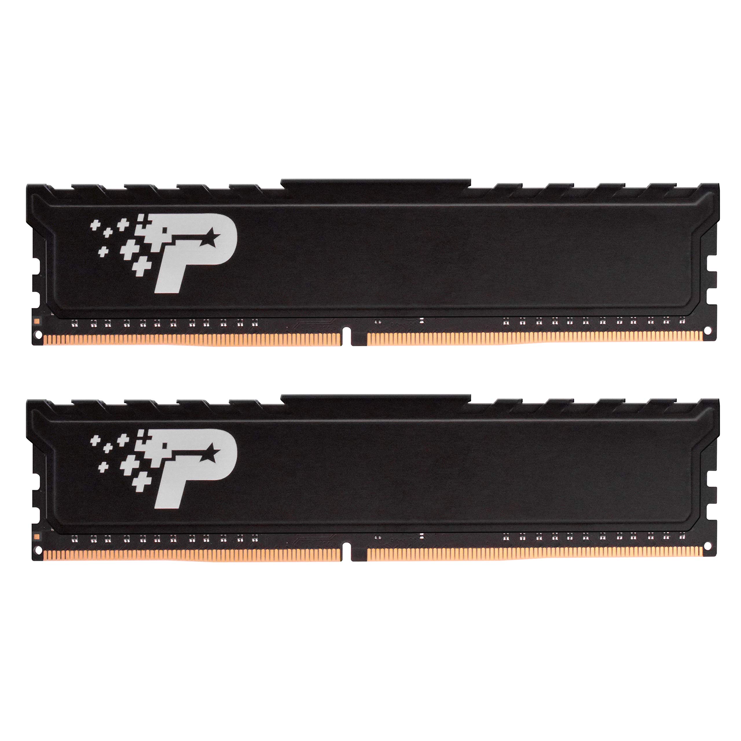 PATRIOT Kit Barrettes mémoire 16Go (2x8Go) DIMM DDR4 Signature Line Premium PC4-25600 (3200 Mhz) (Noir)