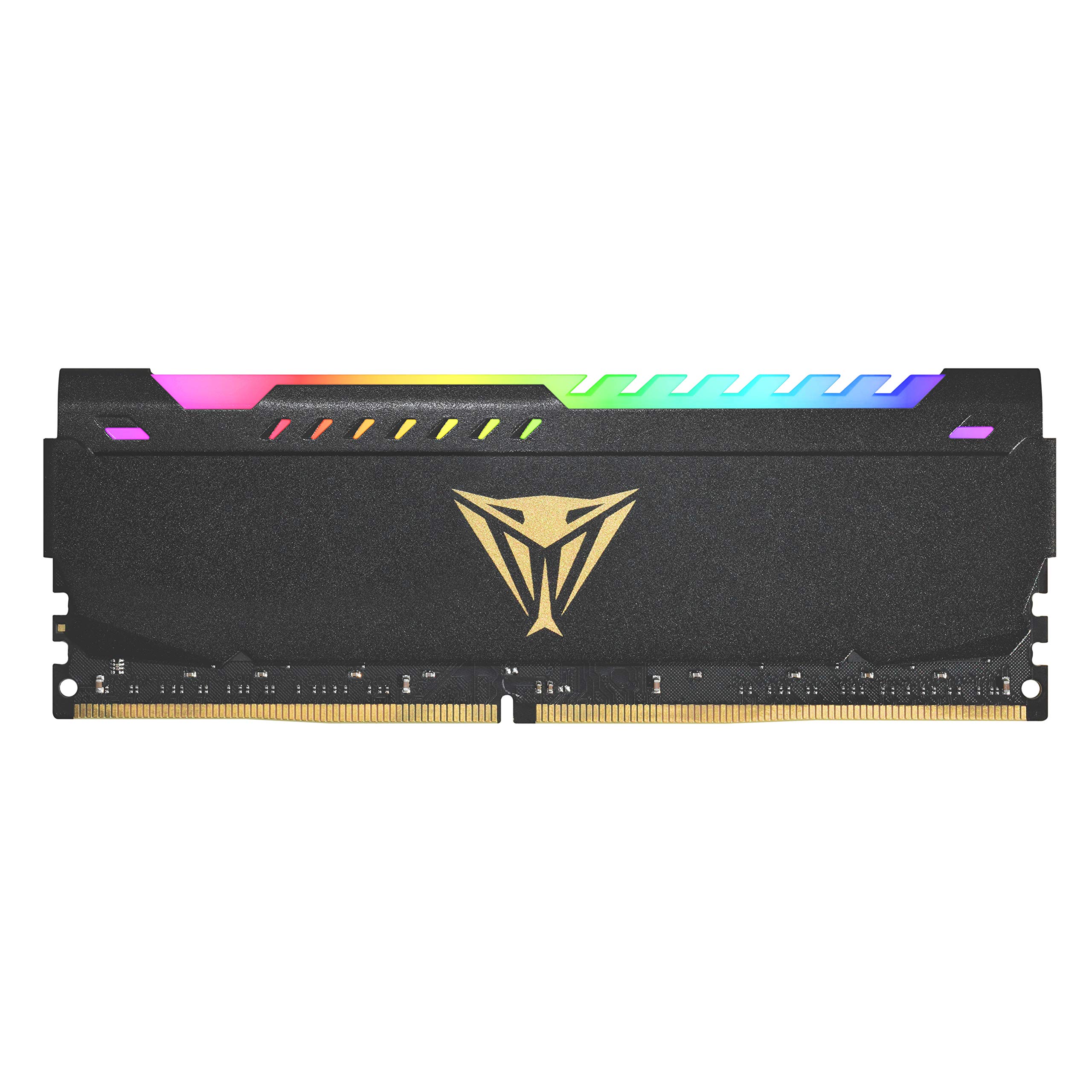PATRIOT Barrette mémoire 16Go DIMM DDR4 Viper Steel RGB PC4-25600 (3200Mhz) (Noir)