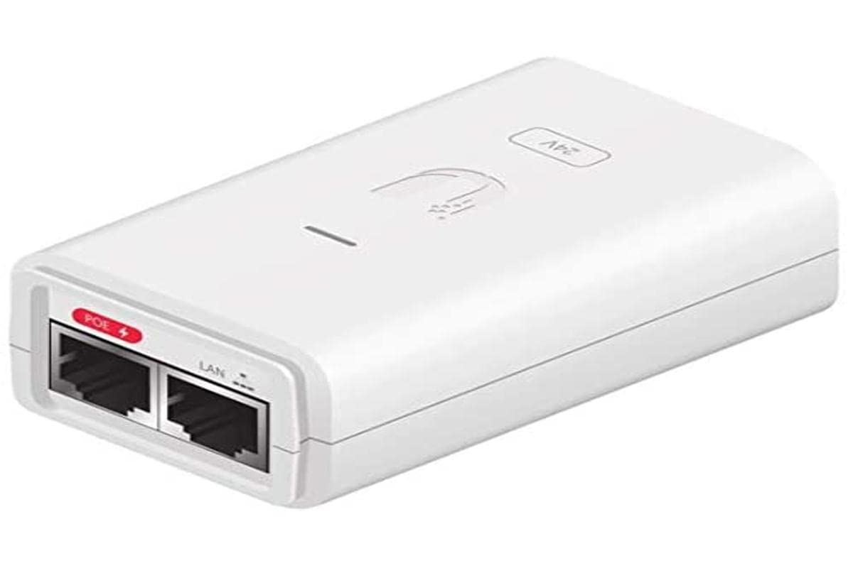 Ubiquiti POE Injector, 24VDC, 7W, Gigabit Port, weiss