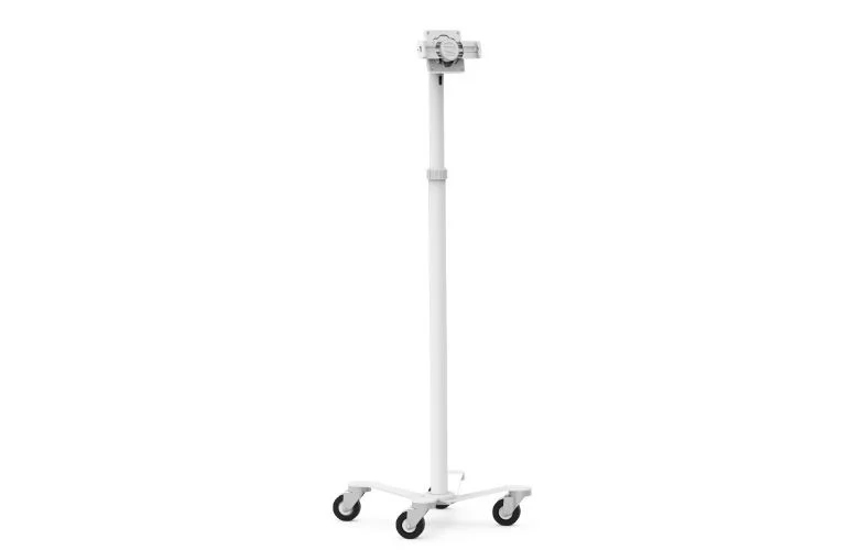 COMPULOCK Compulocks Kiosque roulant médical universel pour tablette blanc