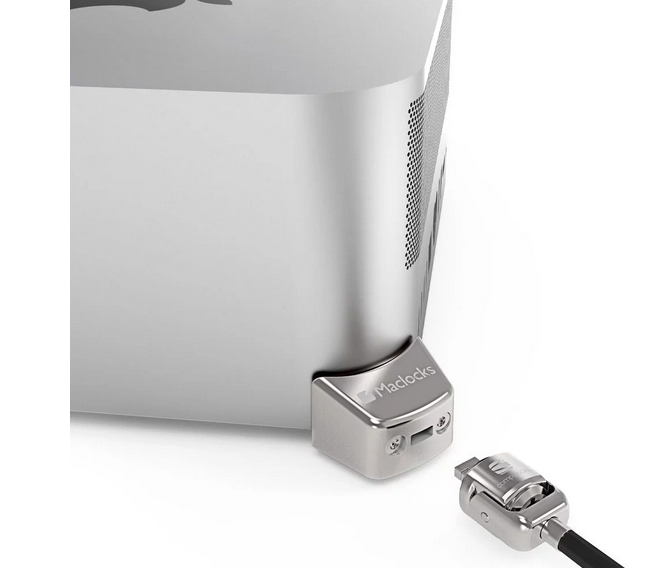 COMPULOCK Compulocks Mac Studio Adaptateur antivol Ledge argenté