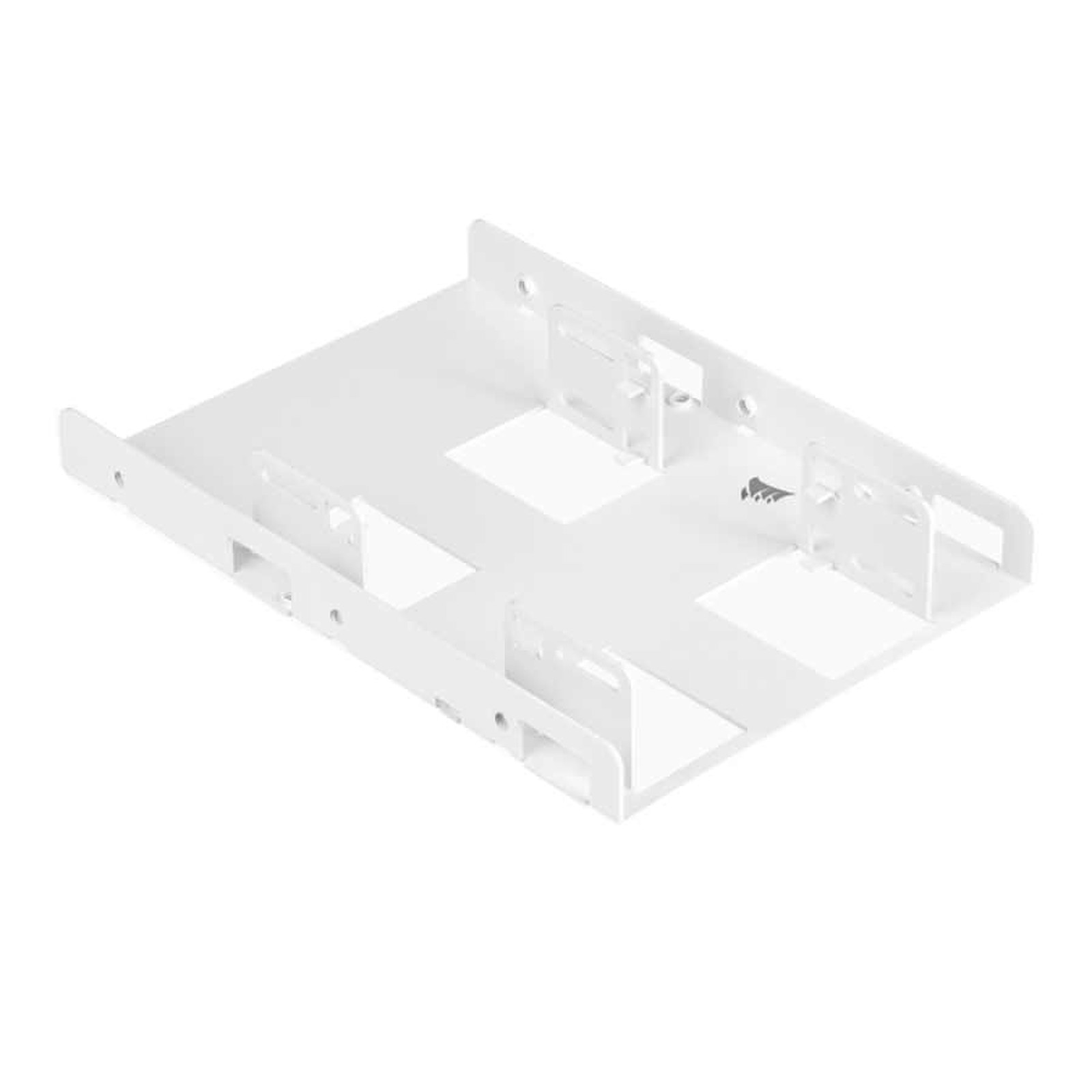 CORSAIR CORSAIR SUPPORT POUR 2 SSD 2.5'' DANS BAIE 3.5'' BLANC*CSSD-BRKT2W*8551 - Supportez jusqu'à 2 disques SSD 2,5'' dans une baie 3,5'' avec ce support CORSAIR. Points de montage réglables pour différentes hauteurs de SSD. Installation facile et réduc