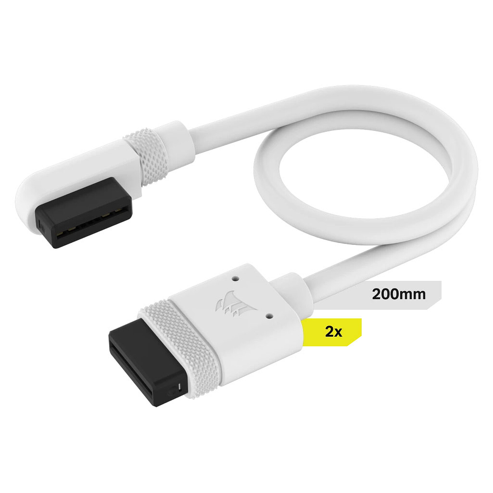 CORSAIR iCue Link 90° Cable 200mm (x 2)