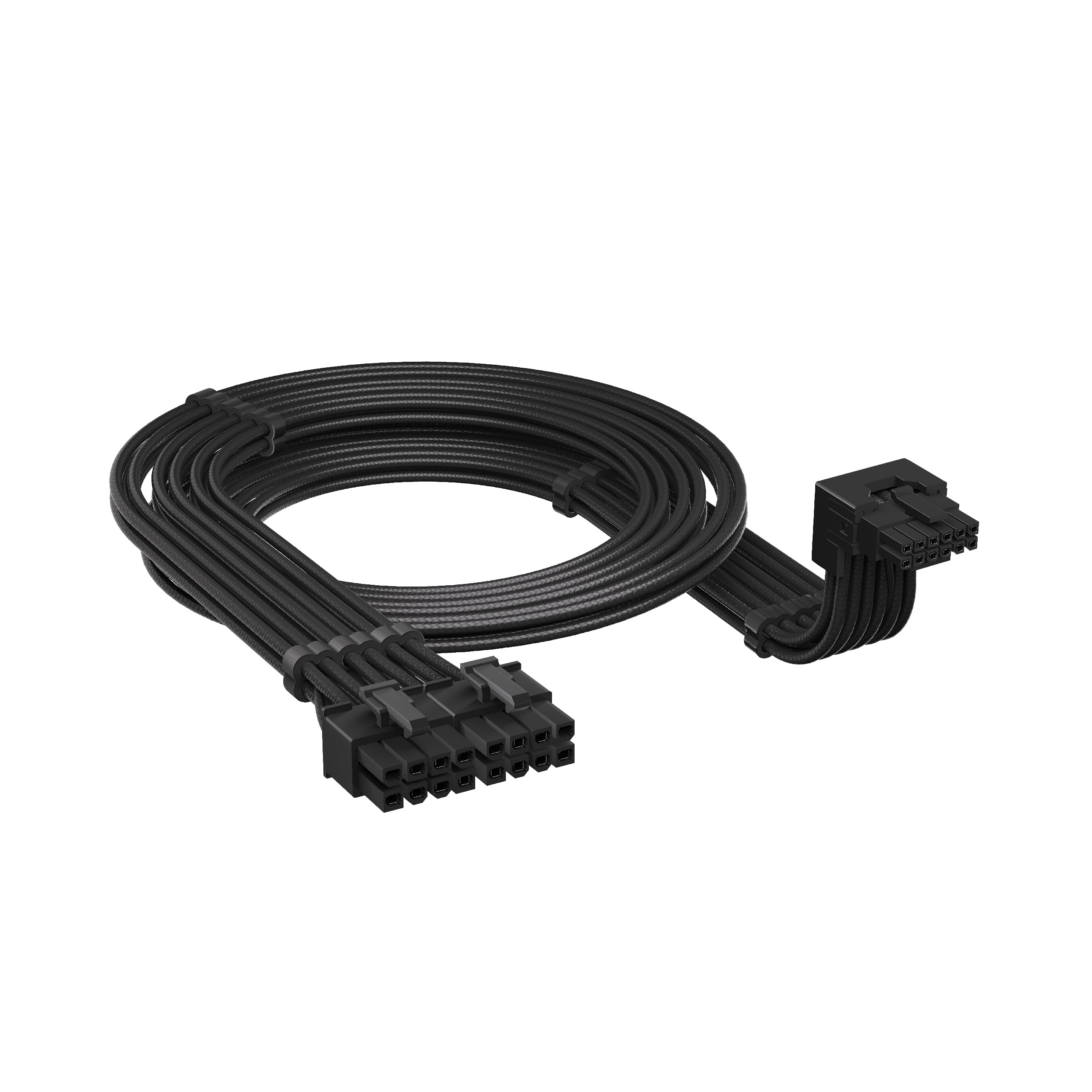 CORSAIR CORSAIR Right Angled Embossed PCIe 5.1 12V-2x6 Cable 600W Type-4 UL1569 16AWG 105C VW-1 Black 650mm Style A