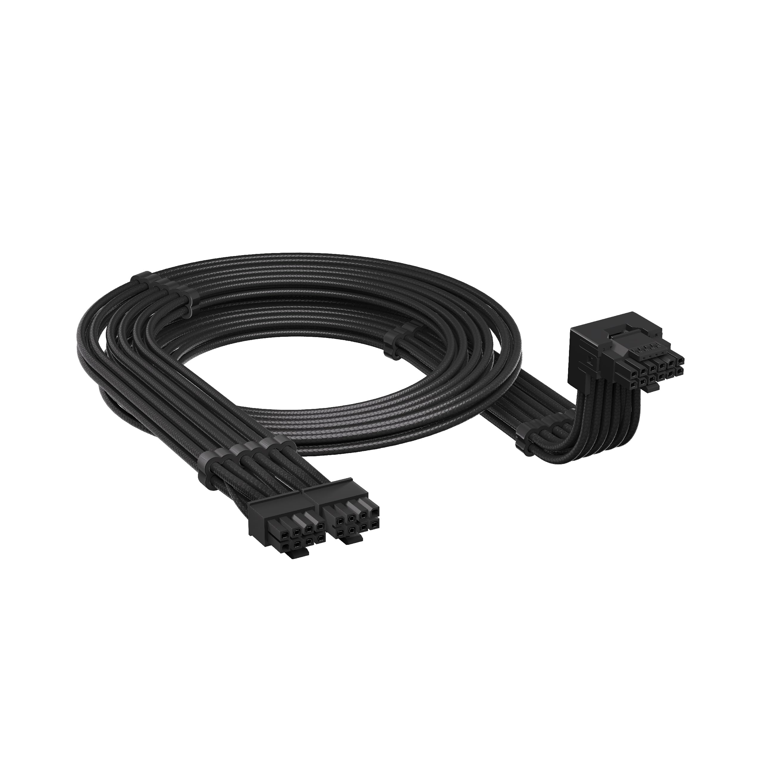 CORSAIR CORSAIR Right Angled Embossed PCIe 5.1 12V-2x6 Cable 600W Type-5 UL1569 16AWG 105C VW-1 Black 650mm Style B