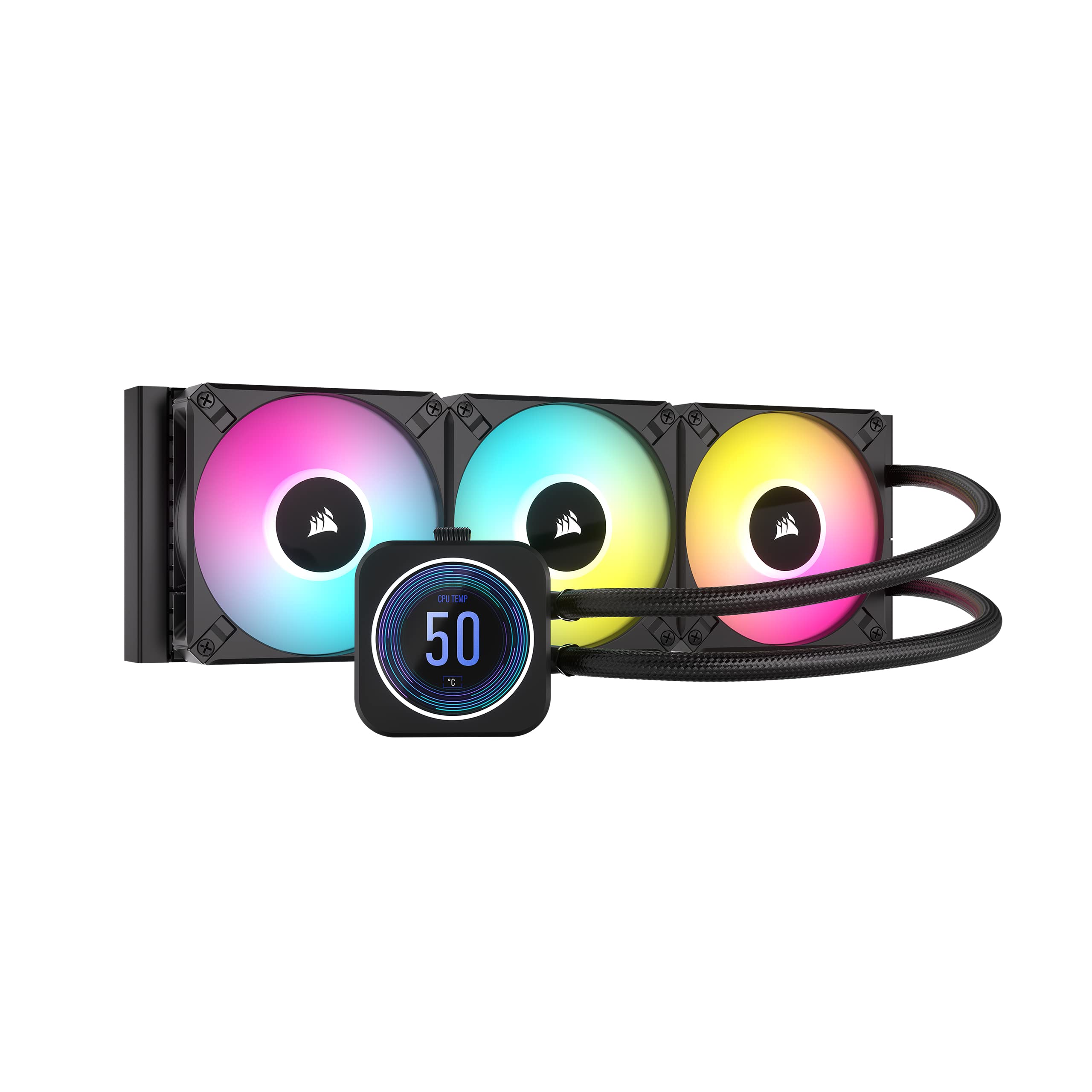 CORSAIR iCUE H150i ELITE LCD XT Watercooling complet - 360mm