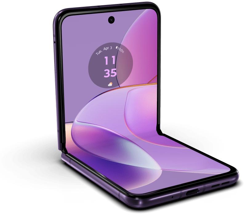 Motorola smartphone razr 40 violet