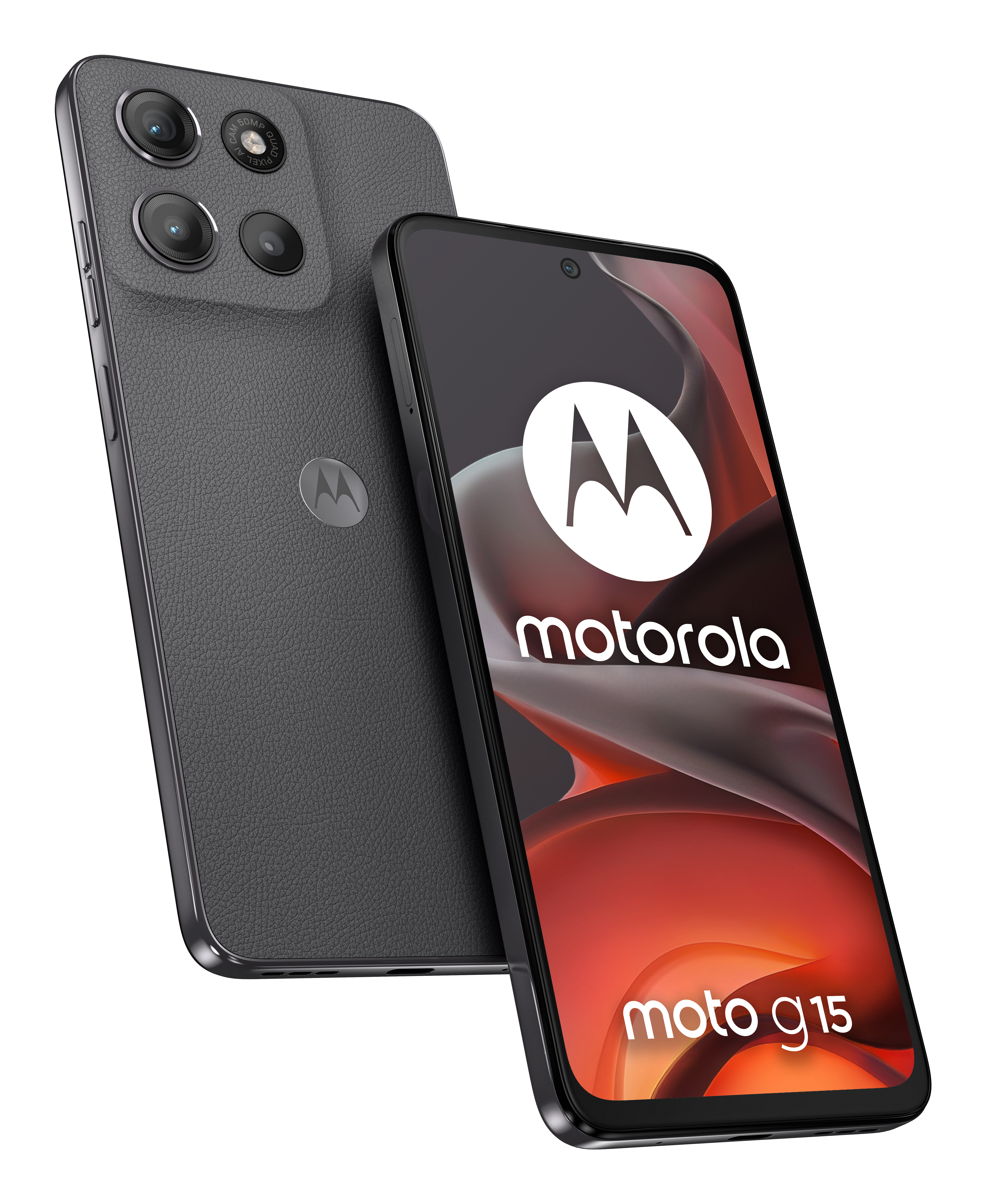 Motorola Moto G15 6,72 pouces 8 Go/128 Go 5 200 mAh Android 15 Gris Débloqué