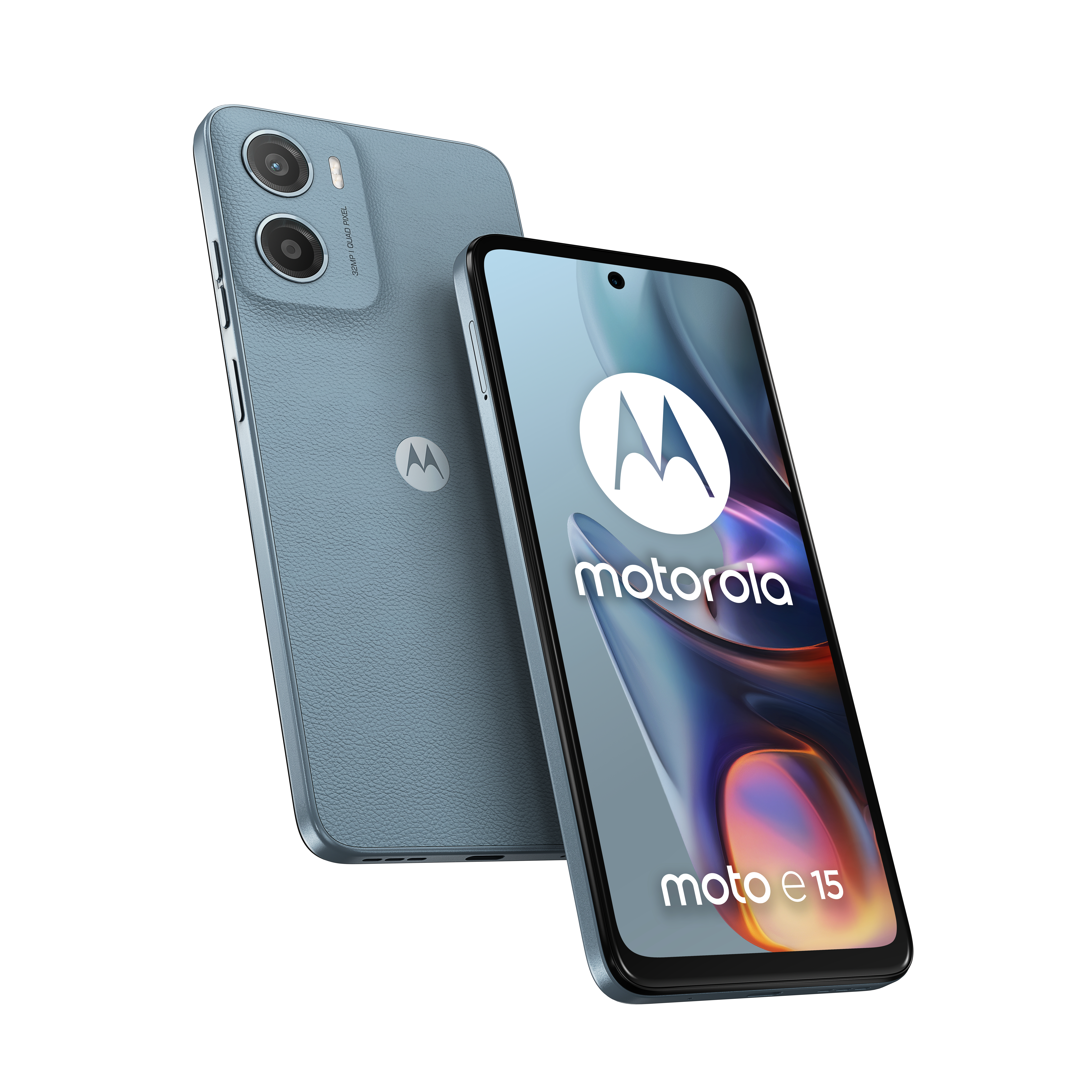 Motorola Moto E15 Bleu Brume