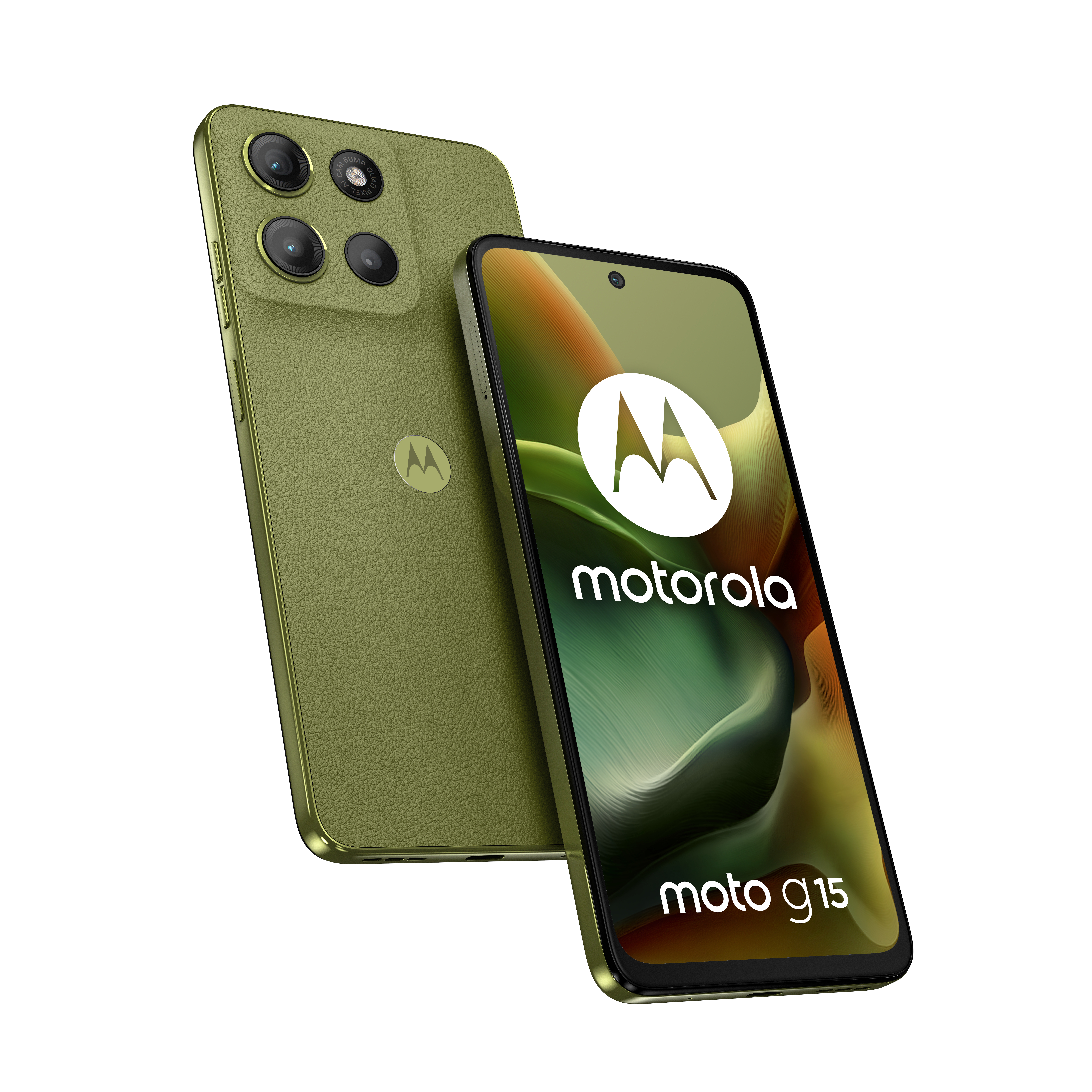 Motorola Moto G15 6,72 pouces 8 Go/256 Go 5 200 mAh Android 15 Vert Débloqué