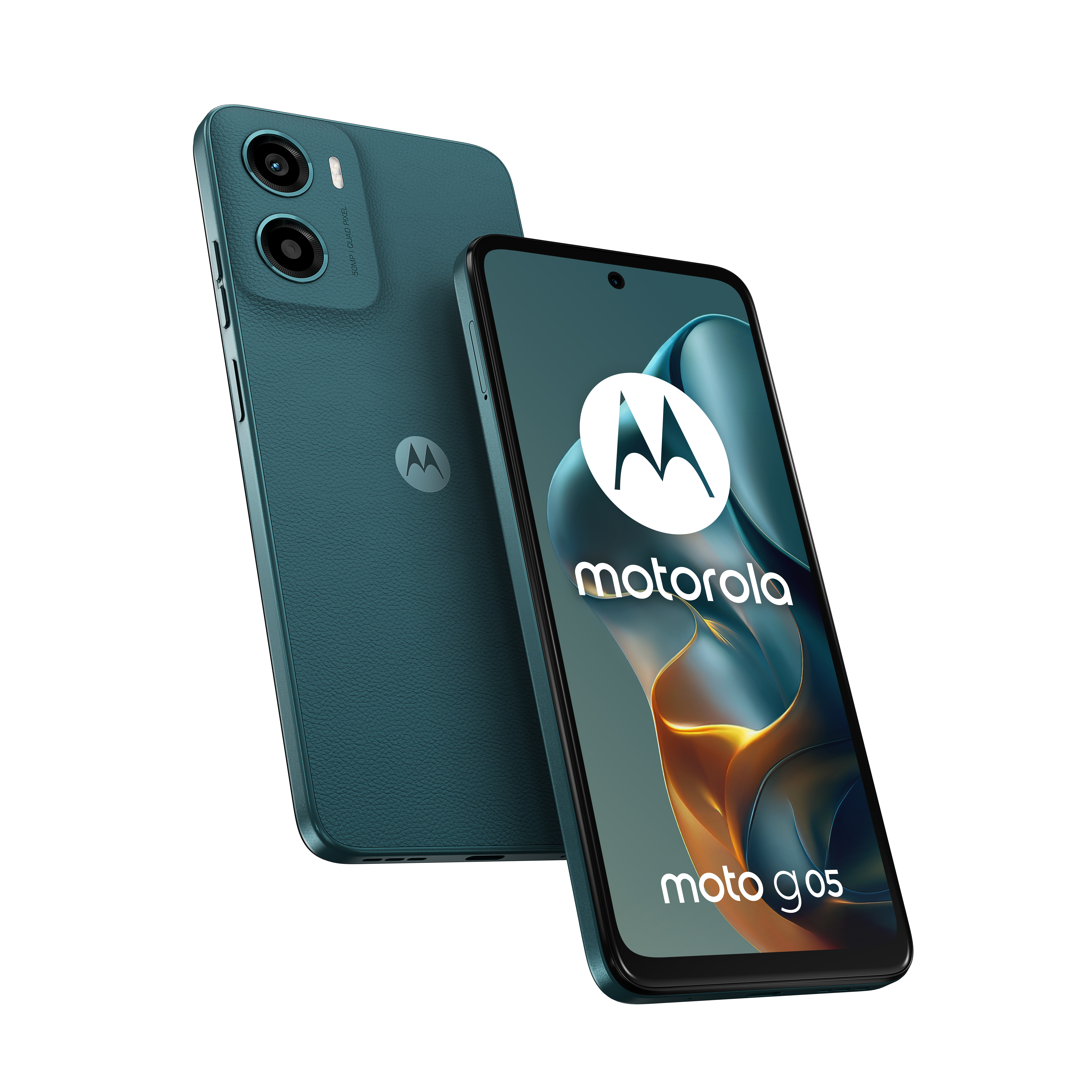 Motorola Moto G05 Smartphone 4 Go 256 Go Écran 6,67 pouces Appareil photo 50 Mpx Batterie 5 200 mAh Vert