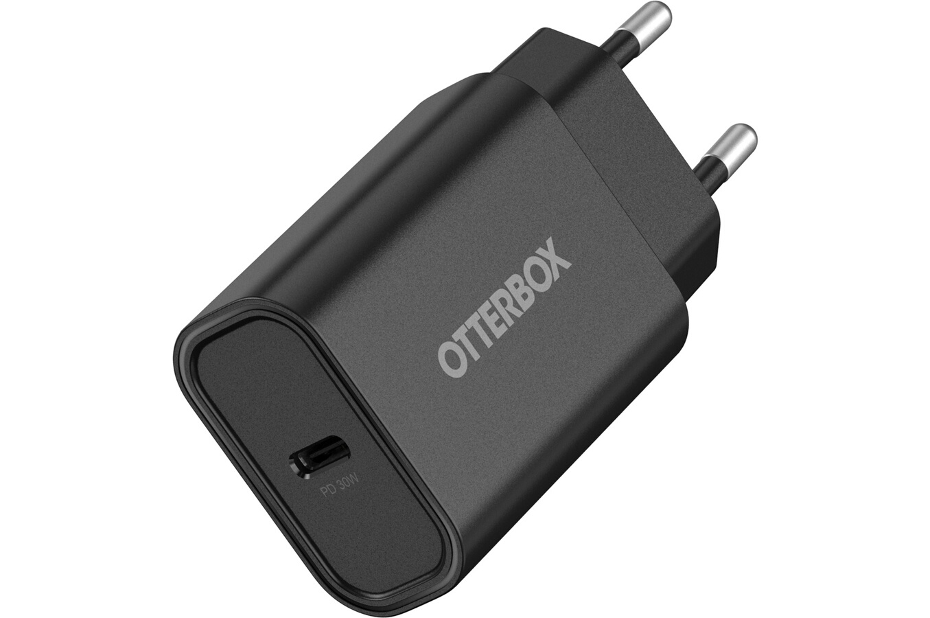 OTTERBOX Chargeur mural 30W, 1 port USB-C antichoc, Power Delivery, charge rapide pour Smartphone, tablettes, NOIR