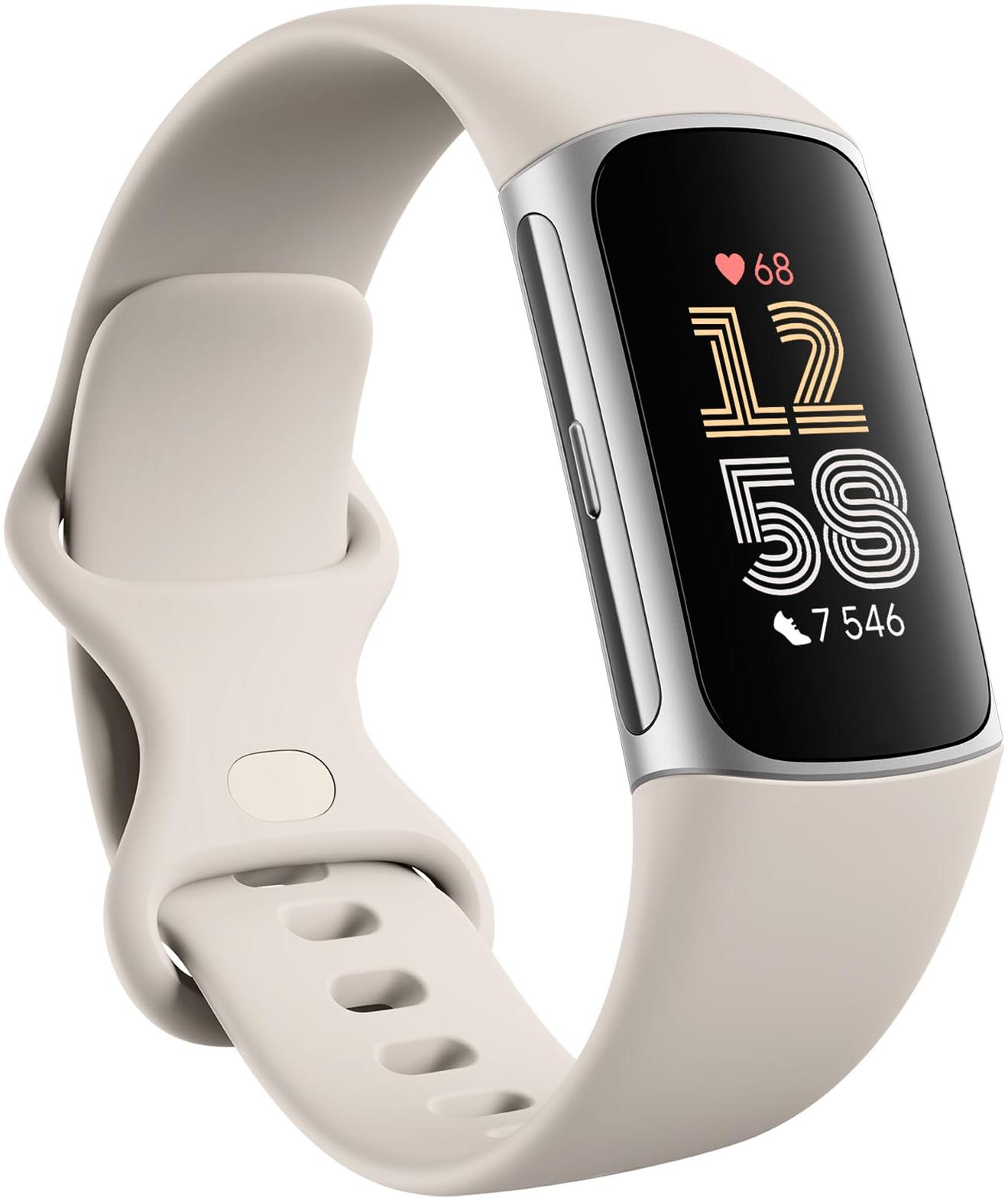 Fitbit Charge 6 Porcelaine et Argent