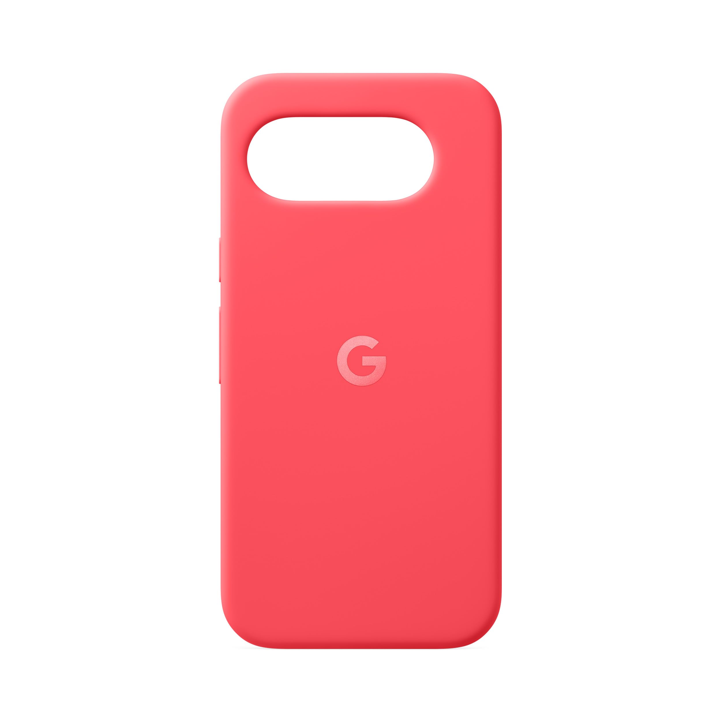 GOOGLE en Silicone Rouge Framboise pour Pixel 10a