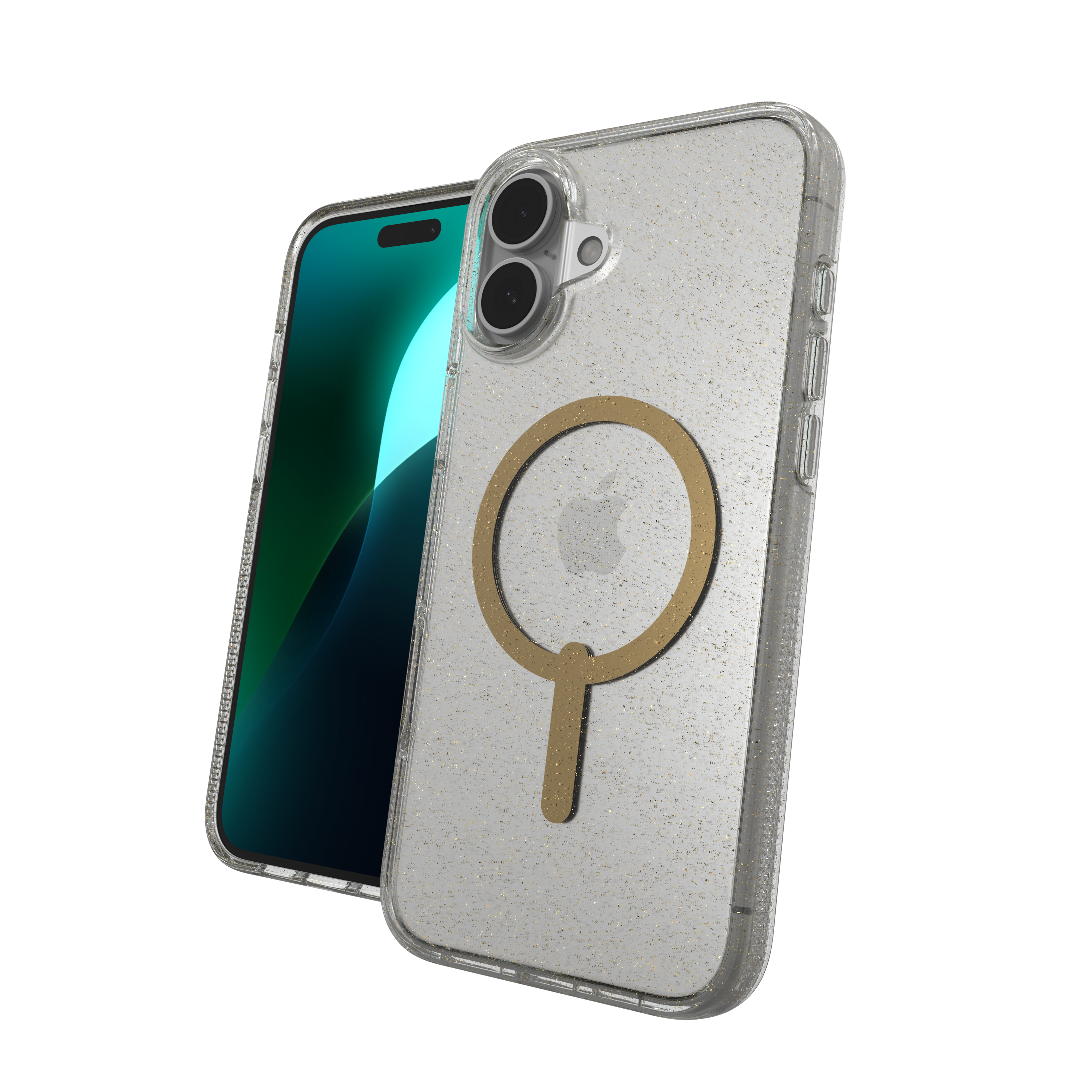 ZAGG Milan Snap Gold Glitter iPhone 16 Plus