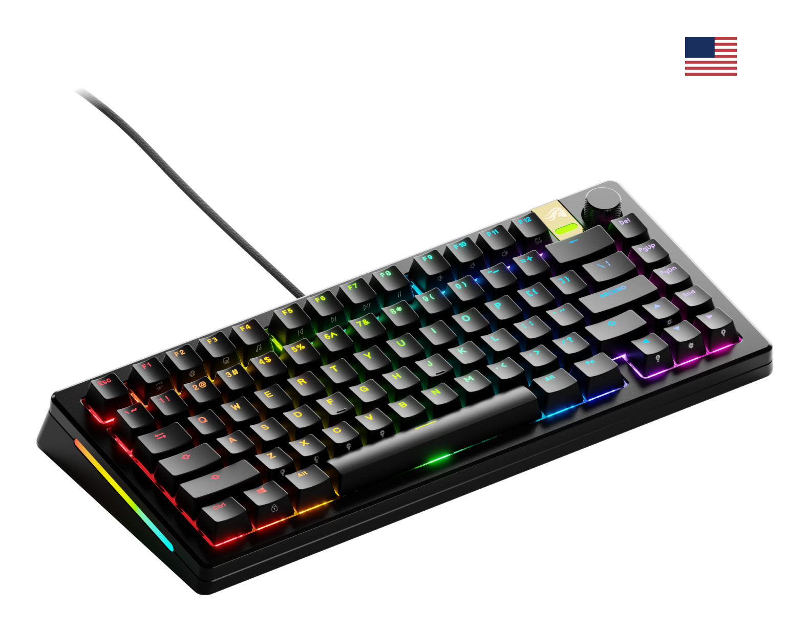 Glorious GMMK 3 PRO HE 75% Prebuilt Wired Black