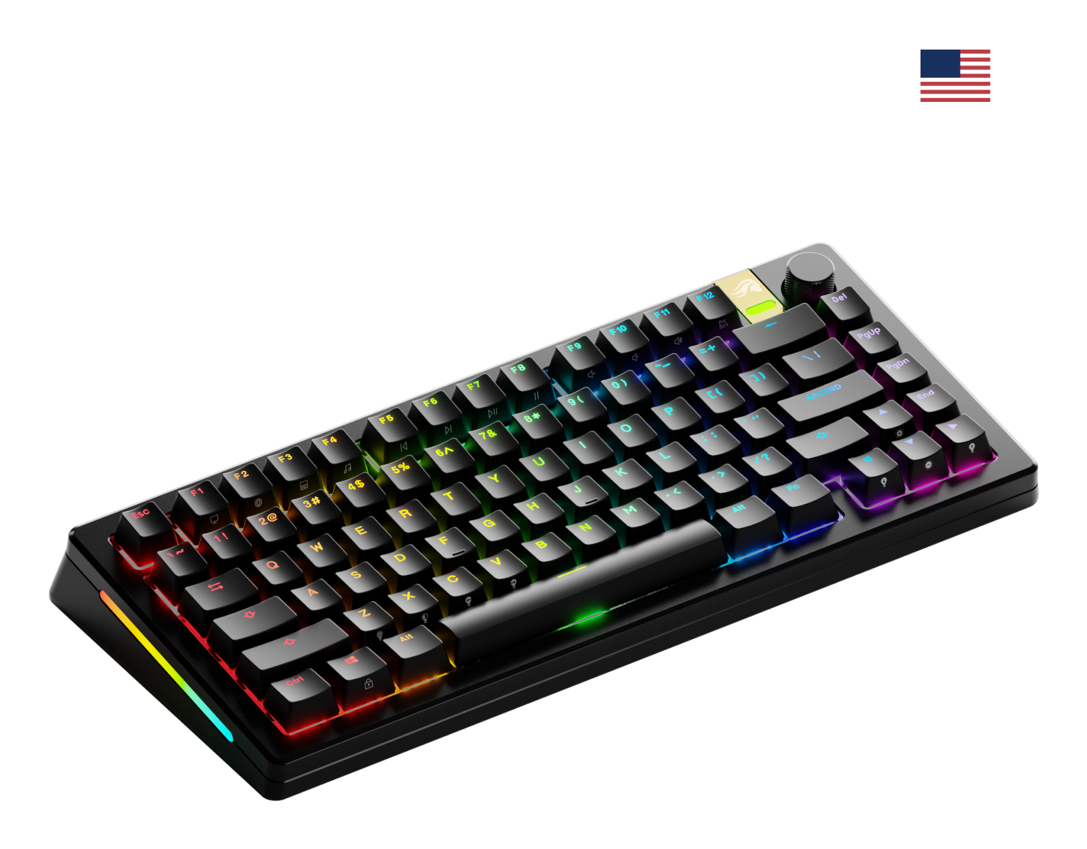 Glorious GMMK 3 PRO HE 75% Prebuilt Wireless Black