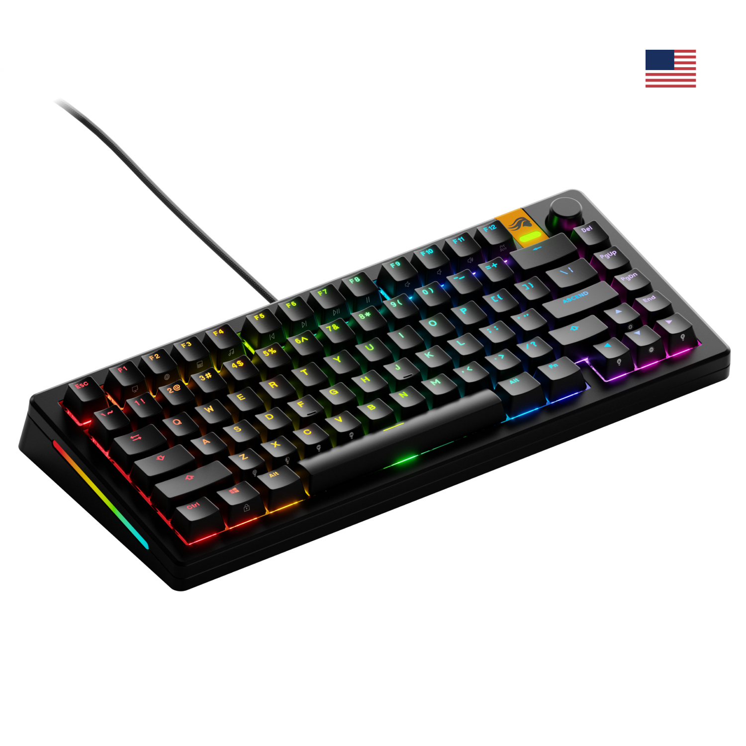 Glorious GMMK 3 HE 75% Prebuilt Wired Black