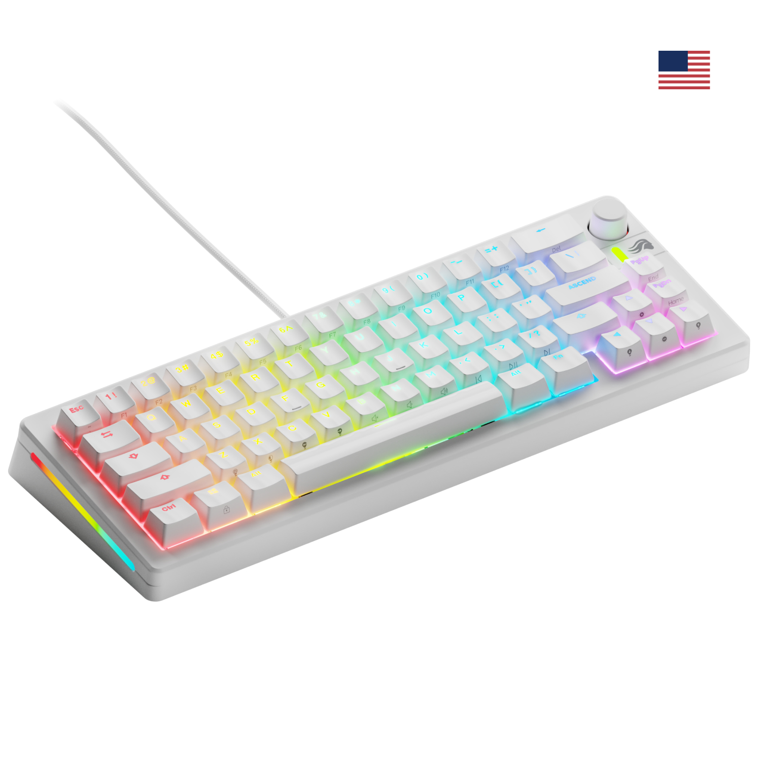 Glorious GMMK 3 65% Prebuilt Wired White