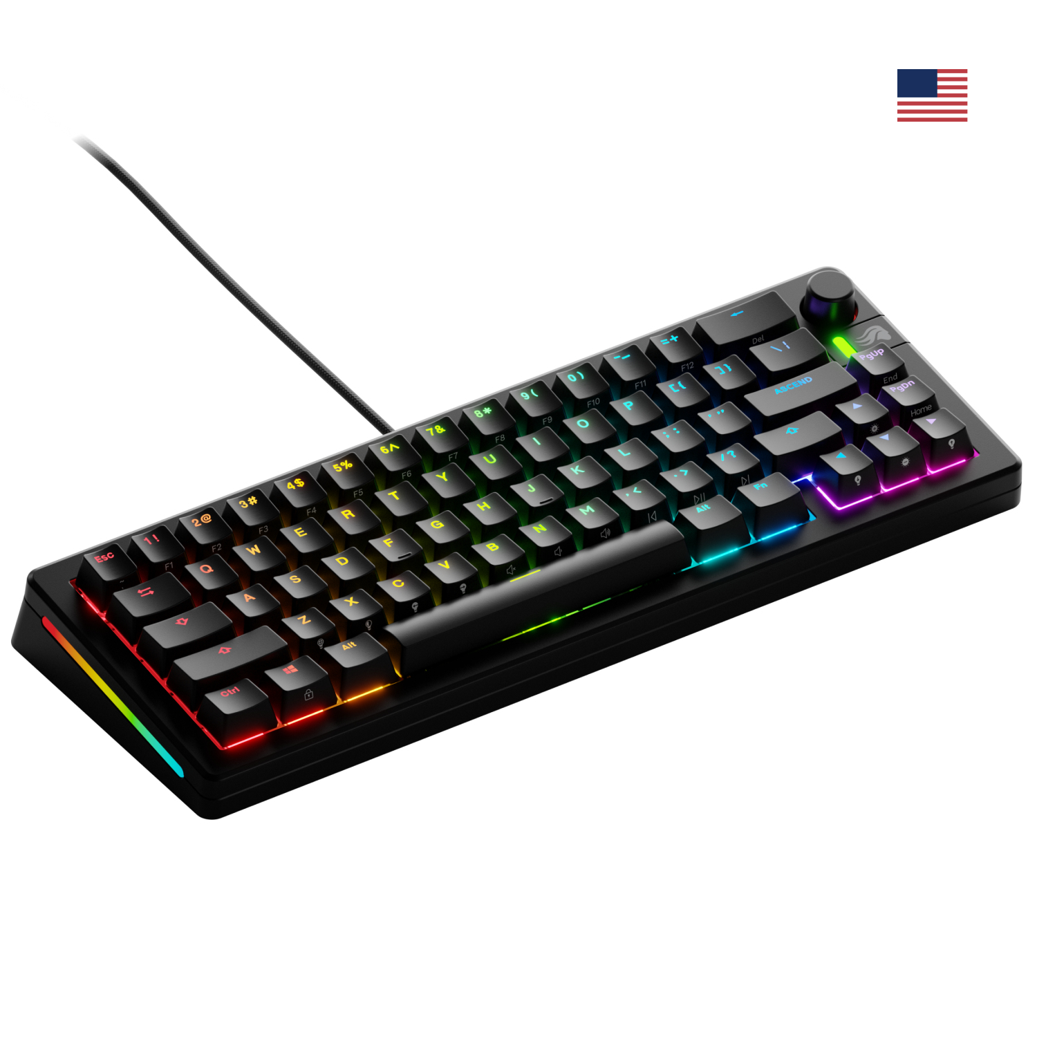 Glorious GMMK 3 65% Prebuilt Wired Black