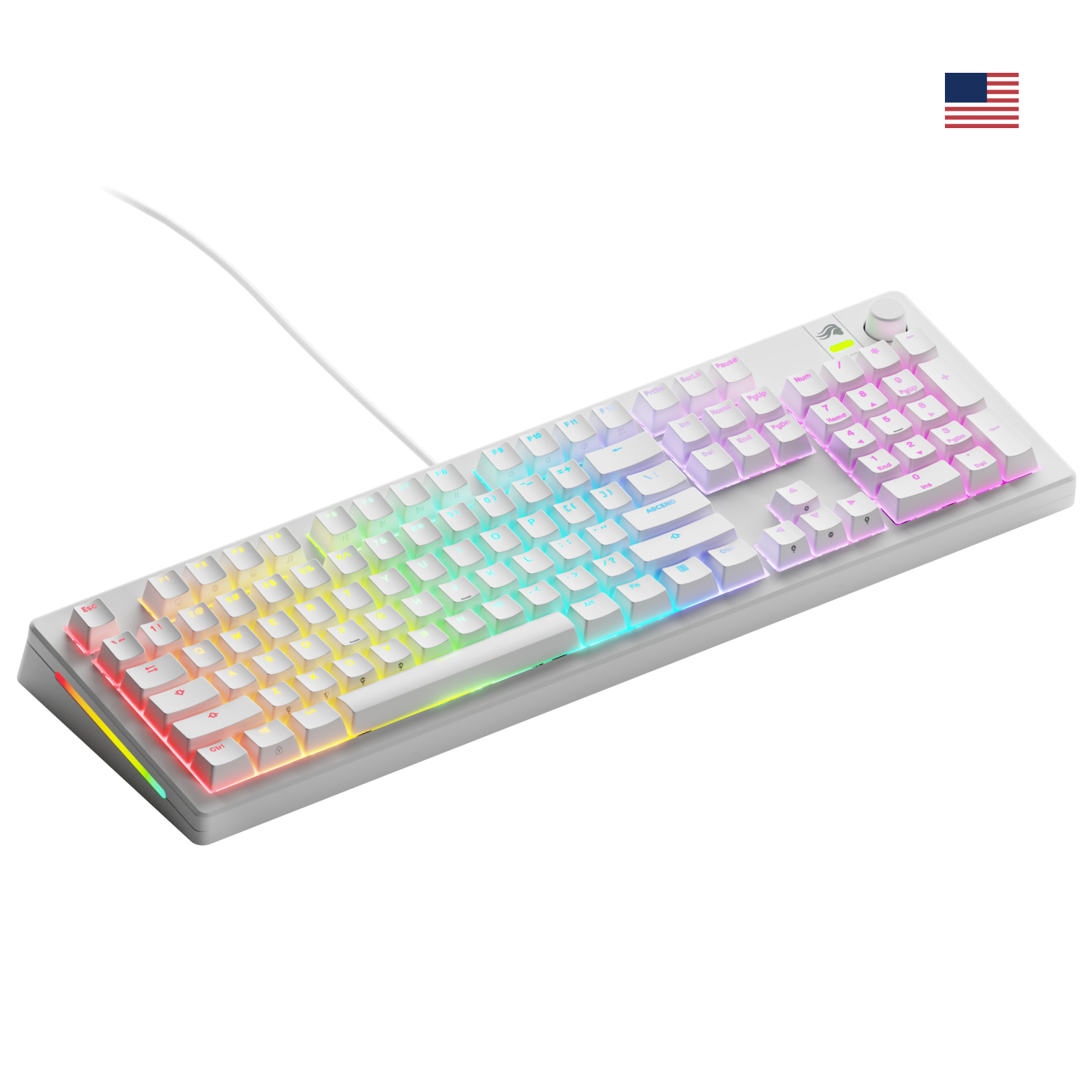 Glorious GMMK 3 100% Prebuilt Wired White