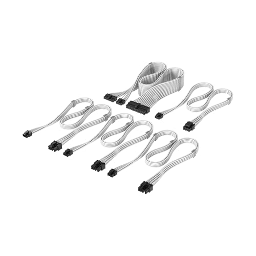 CORSAIR CORSAIR DC Cable Starter Kit, Ind. Sleeved, Type 5 White