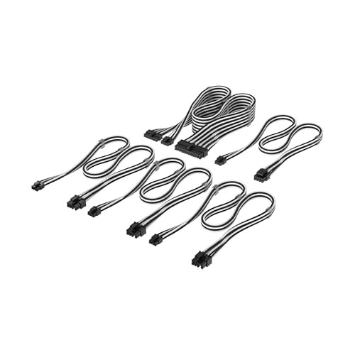 CORSAIR CORSAIR DC Cable Starter Kit, Ind. Sleeved, Type 5 Bl./Wh.