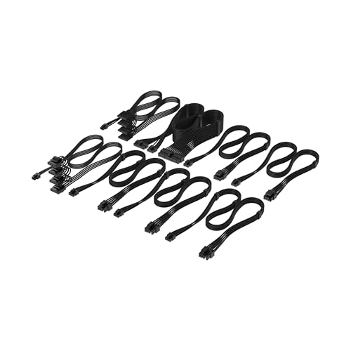 CORSAIR CORSAIR DC Cable Pro Kit, Ind. Sleeved, Type 5, Black