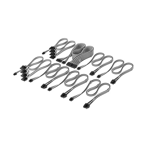 CORSAIR CORSAIR DC Cable Pro Kit, Ind. Sleeved, Type 5, Bl./Wh.