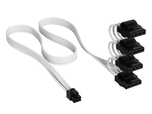 CORSAIR CORSAIR Cable PATA Power, Ind. Sleeved, Type 5, White