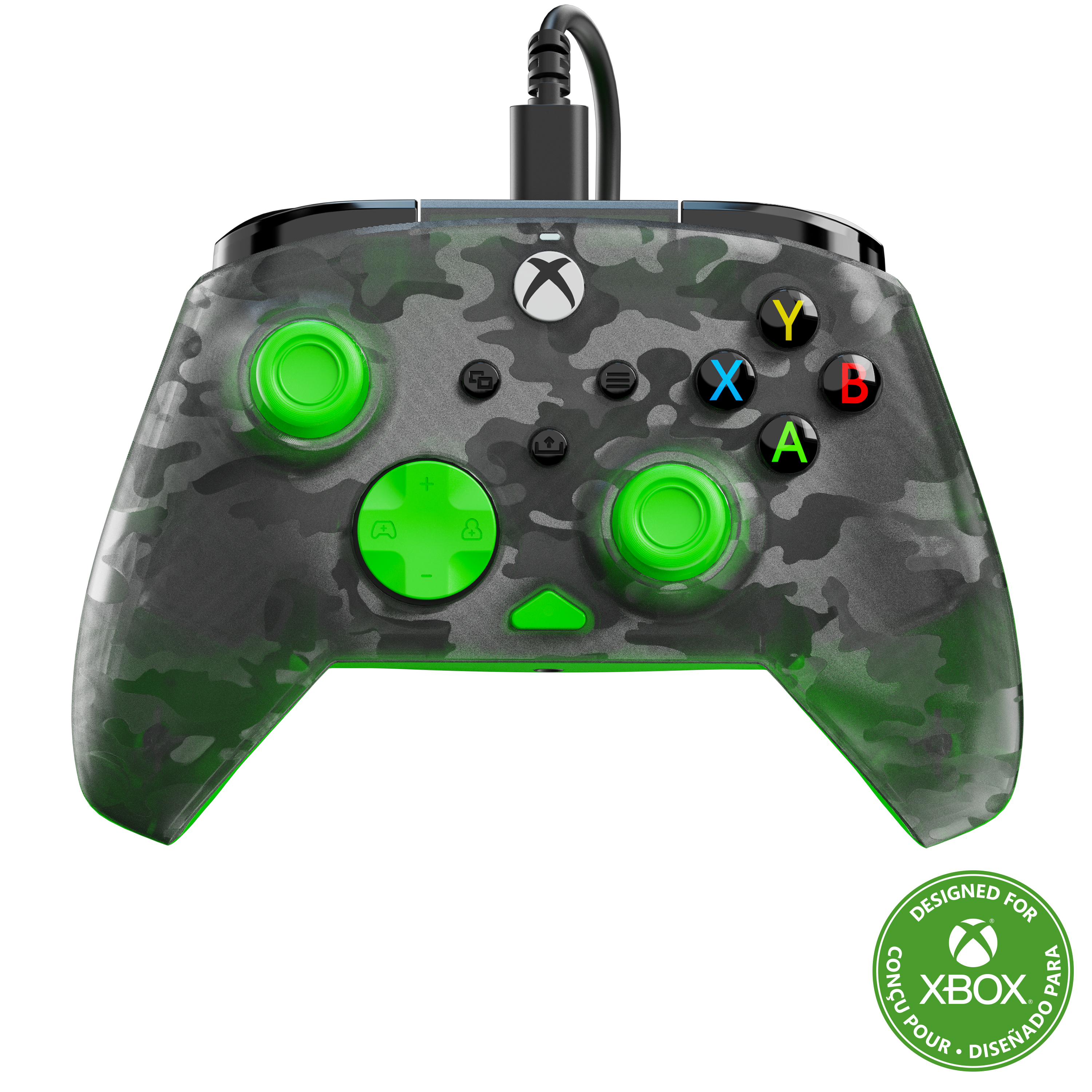 Turtle Beach Manette filaire Rematch Core Camo Noir et Vert pour Xbox Series XS Xbox One et PC