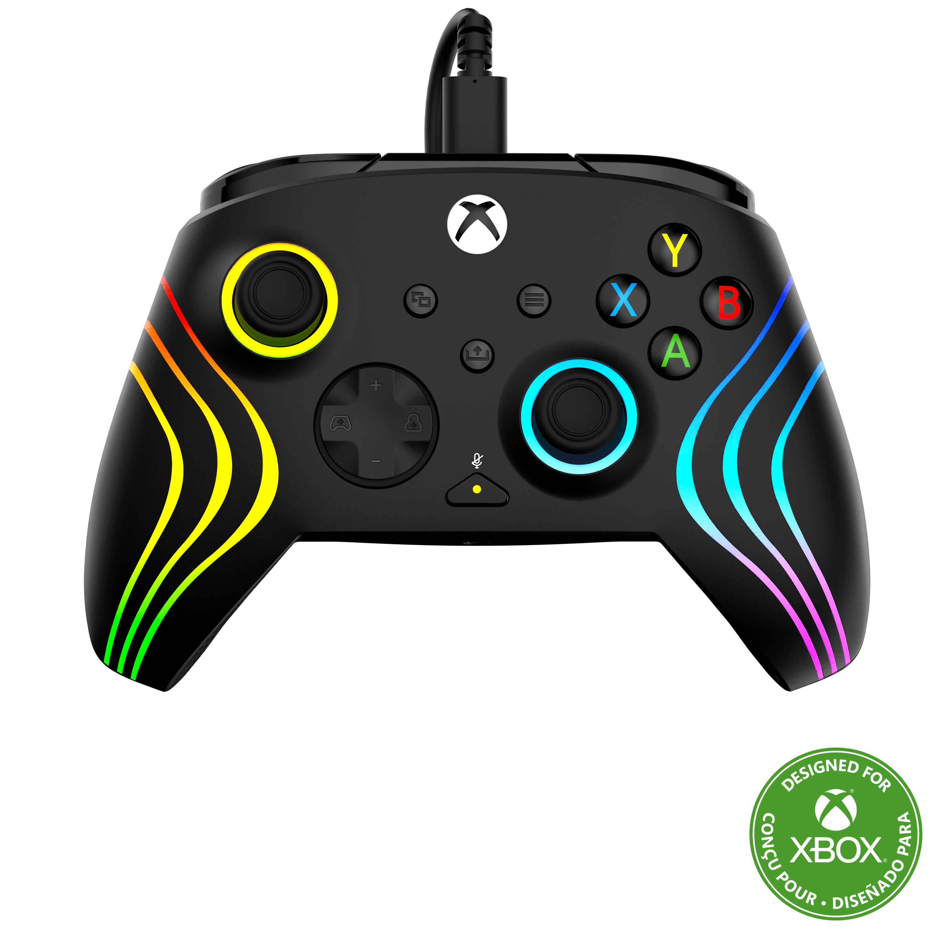 Turtle Beach Manette filaire Afterglow Wave Noir pour Xbox Series XS Xbox One et Windows