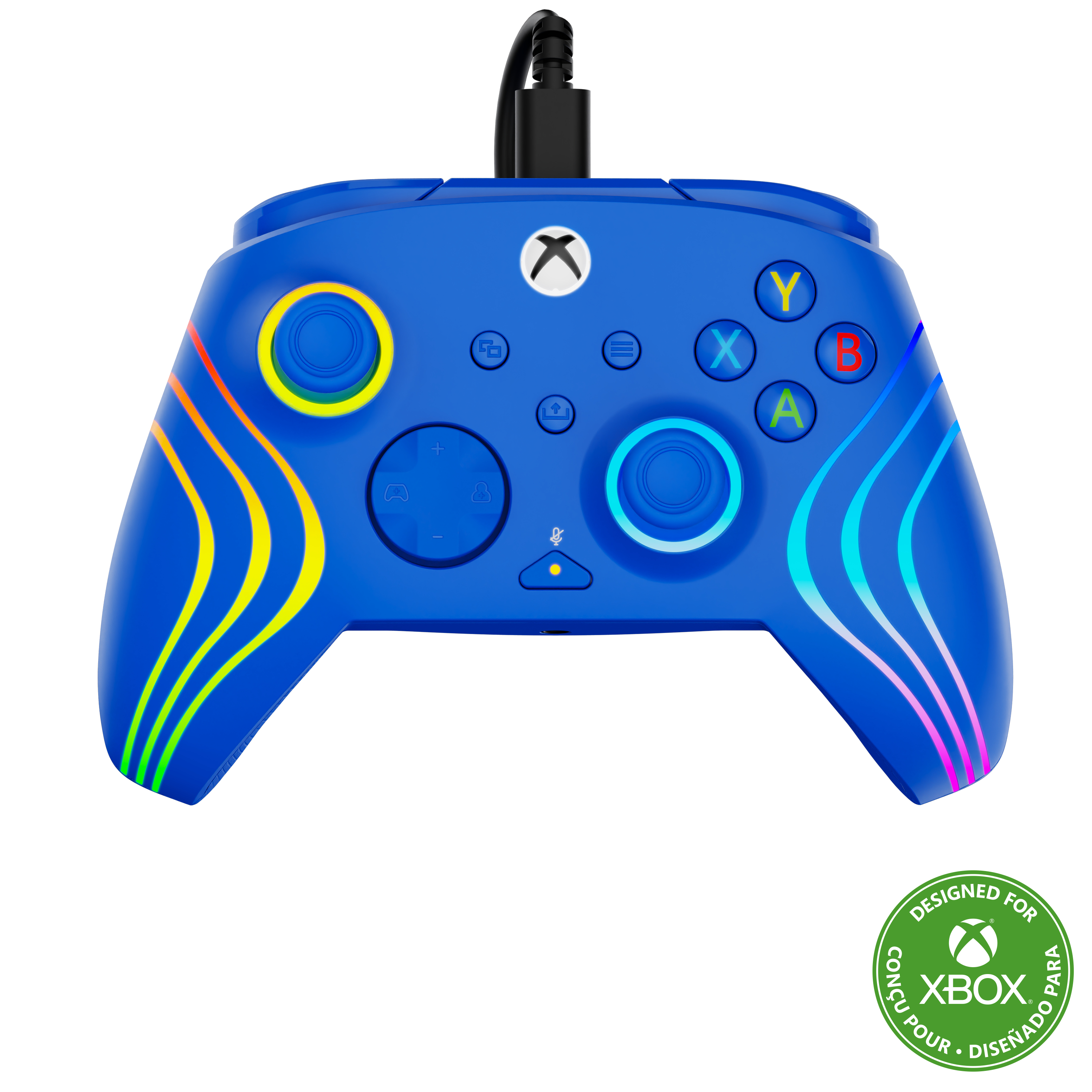 Turtle Beach Manette filaire Afterglow Wave Bleu pour Xbox Series XS Xbox One et Windows