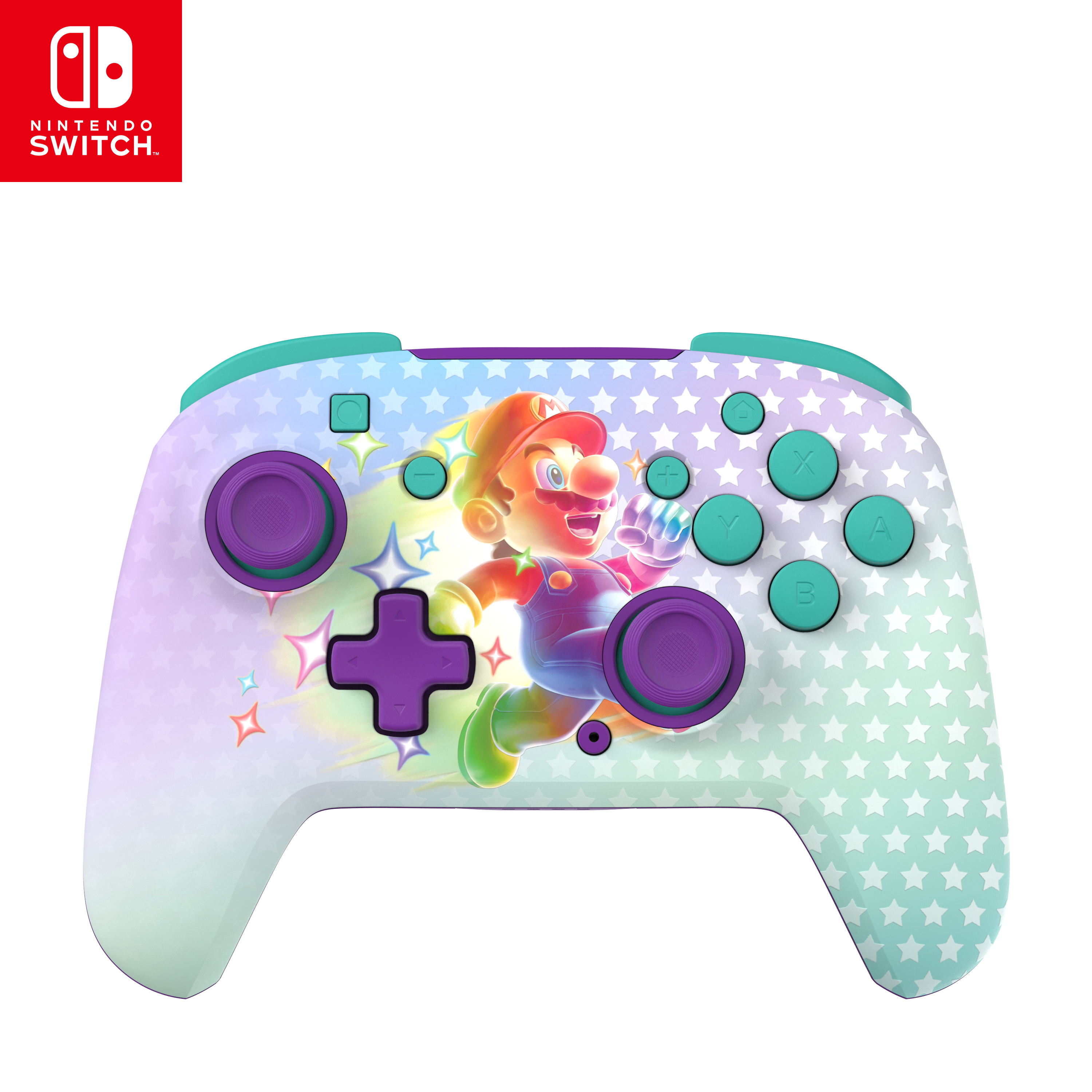 Turtle Beach Manette sans fil Rematch™ : Invincible Mario pour Nintendo Switch™, Nintendo Switch Lite et Nintendo Switch modèle OLED