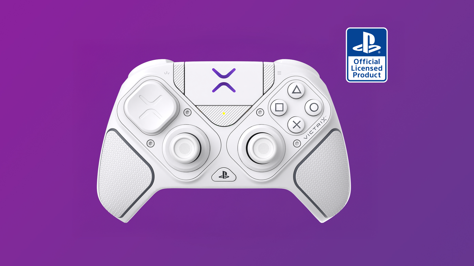 Turtle Beach Manette de jeu modulaire sans fil/filaire Victrix Pro BFG Reloaded pour PC/PS5, blanche