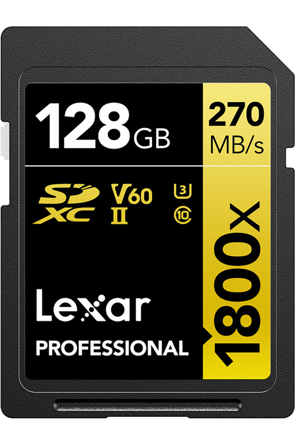 Lexar Carte SD 1800x V60 128Go