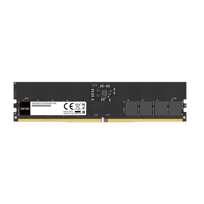 Lexar Barette mÃ©moire 16Go DIMM DDR5  4800MHz CL40 (Noir)