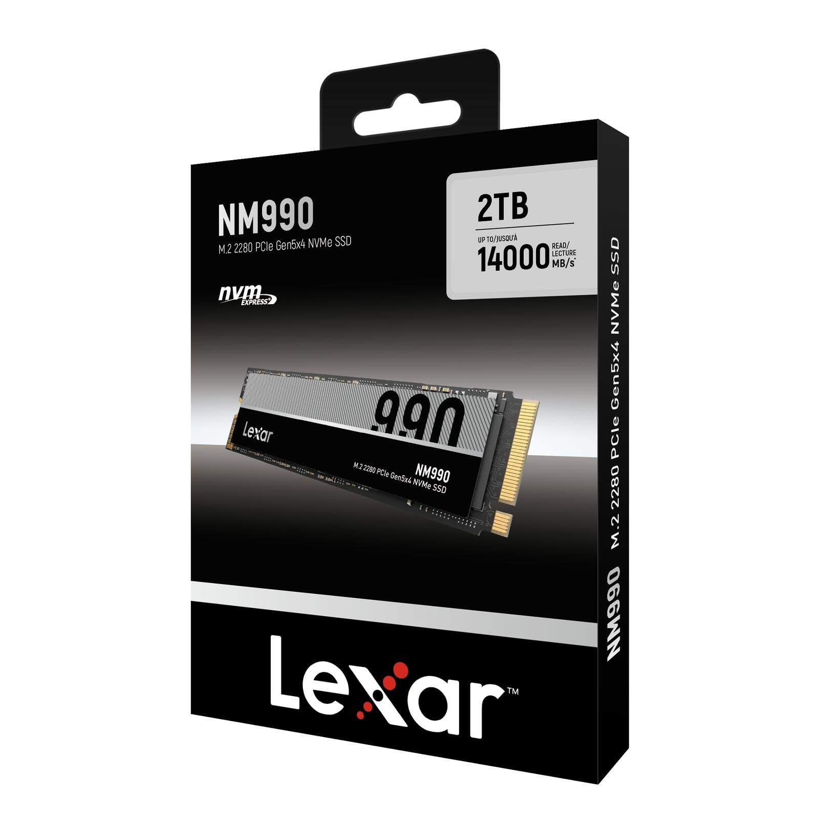 Lexar Disque SSD NM990 Pro 2To - NVMe M.2 Type 2280