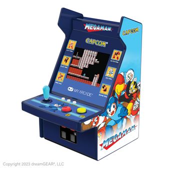 JUST FOR GAMES Console rétrogaming  Micro Player PRO Megaman Bleu